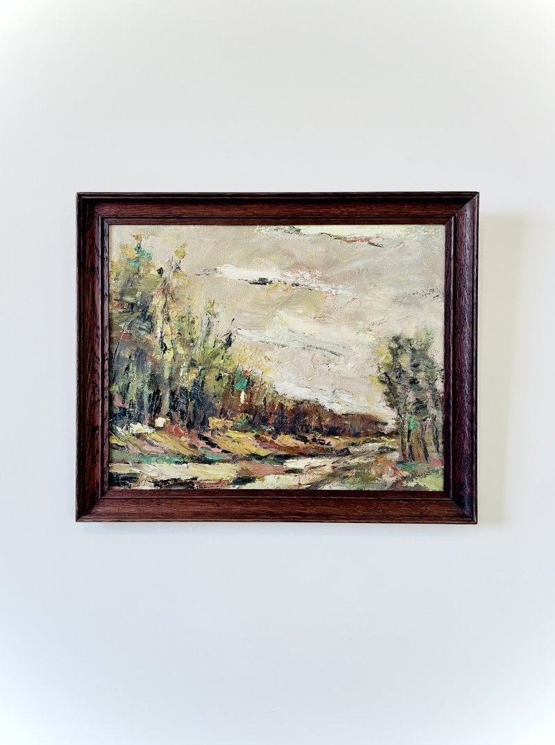 Moody Post-Impressionist Landscape
