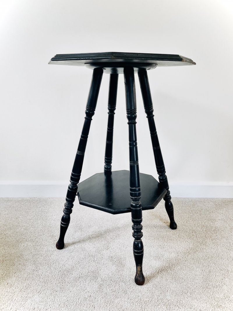 Victorian Ebonized Aesthetic Movement Side Table